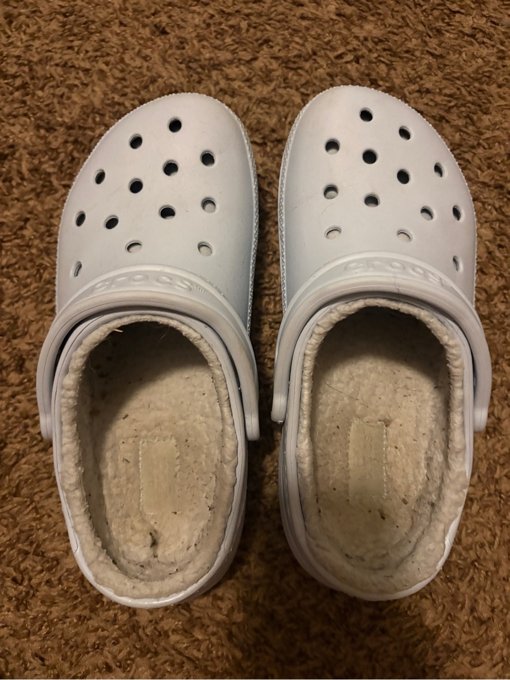 Fuzzy crocs